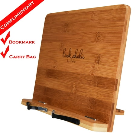 Acrylic Cookbook Stand - Cookbook Stand Cook Book Holder Organic Bamboo Book Stand Reading Rest Tablet Holders Phone Stands