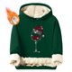 thumbnail image 1 of Sudadera con capucha para hombre, informal, a la moda, con estampado, de felpa, de manga larga, con bolsillo, de poliéster, 1 of 5