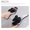 thumbnail image 3 of Phenofice 1Par Bow Heels Para Mujer Estilo En Negro Con Sofisticado Y, 3 of 8