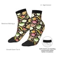 thumbnail image 4 of Bingfone Fruits Design Patterned Men's Women's Casual Cotton Socks, 4 of 5