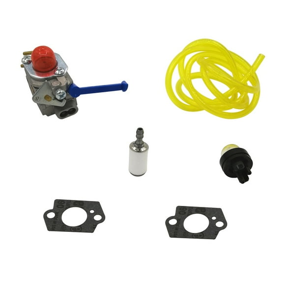 Carburetor Fuel Filter Primer Bulb Kit for HUSQVARNA 124 L, 125 L LD, 128 C CD L LD LDX, 128 R RJ DJX Trimmer Zama