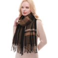 thumbnail image 1 of wonima44 RIIQIICHY Plaid Scarf for Women Fall Winter Pashmina Scarves Wraps for Cold Weather Warm Large, 1 of 1