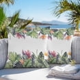 thumbnail image 4 of Outdoor Pillow Cover Palm Tree Leaves Branch Set of 2 Waterproof Throw Pillowcases Flowers Plant Nature Decorative Patio Furniture Pillows for Couch Garden Indoor & Outdoor Use, 4 of 9