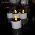 thumbnail image 2 of 2 Unidades LED para Llama de lámpara de Té por Energía Solar Decoración de Partido Boda Hogar BLESIY Velas de té eléctricas, 2 of 8