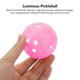 thumbnail image 4 of Balles, 74mm Sports Lumineux Forte Élasticité pour Jeu Intérieur Rose, 4 of 7