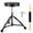 Dark Black, variant on Drum Throne,Padded Drum Seat Drumming Stools with Anti-Slip Feet for Adults and  Drummers (Black Upgrade)