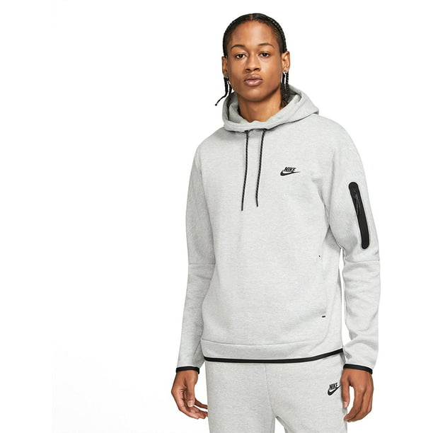 inyectar Popular Contaminado Nike Mens Sportswear Tech Fleece Pullover Hoodie Medium Dark Grey  Heather/Black - Walmart.com