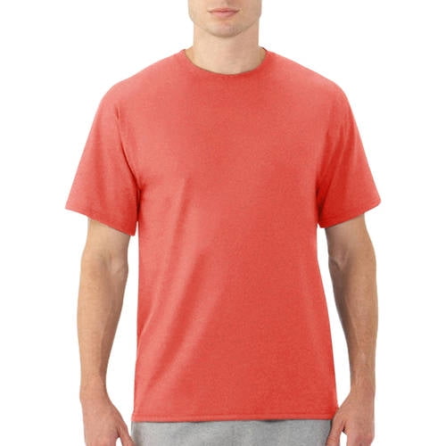 Fruit of the Loom Platinum Eversoft Men's Short Sleeve Crew T Shirt,  Available in Big and Tall