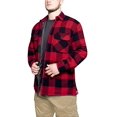 thumbnail image 2 of Rothco Buffalo Plaid Quilted Lined Jacket - Red, 2 of 7