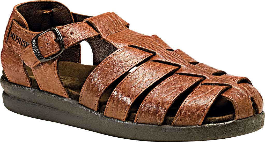 Mephisto Mens Sam Fisherman Sport Sandal Black Leather Size 7 M
