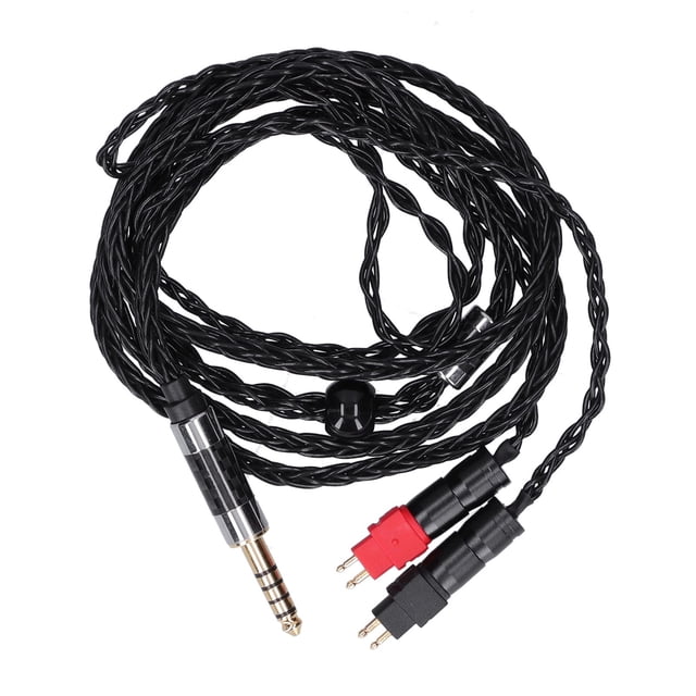 Audio Cable For Silver Plated Audio Cable Occ Audio Cable Auxiliary Cable Double Needle 8 Core Balanced OCC Silver Plated Audio Cable For HD600 HD5804.4mm Balanced