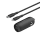 thumbnail image 1 of Cargador De Coche 30W Usb-C + Cable Usb-C A Lighnining negro, 1 of 8