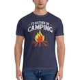 thumbnail image 3 of Camping I'D Rather Be Men'S Basic Short Sleeve T-Shirt Navy Blue Large, 3 of 5