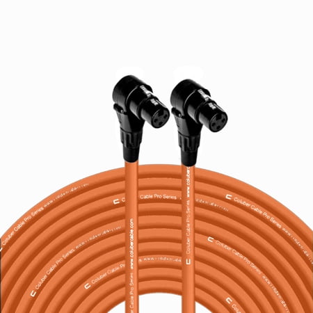 Coluber Cable - Right Angle XLR Female to Right Angle XLR Cable Female
