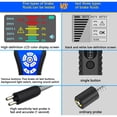 thumbnail image 3 of Brake Fluid Tester, High Precision Car Brake Fluid Detector with Color LCD Screen Audible Alarm DOT3 DOT4 DOT5.1 ENV4 ENV6 Tester, 3 of 6
