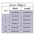 thumbnail image 3 of Women's Asymmetrical Wrap Hem A-Line Denim Skirt Stretch High Waist Elegant Swing Business Casual Jean Skirts, S, 3 of 5