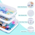 thumbnail image 3 of Clear Hard Shell Zipper Case, 3 of 7