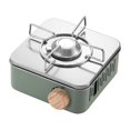 thumbnail image 2 of Ettsollp Outdoor Camping Stove Stainless Steel Gas Valve Propane Burner Stove Portable Butane Stove for Camping BBQ Picnics Hiking Backpacking Home Outdoor Cooking Equipment, 2 of 8