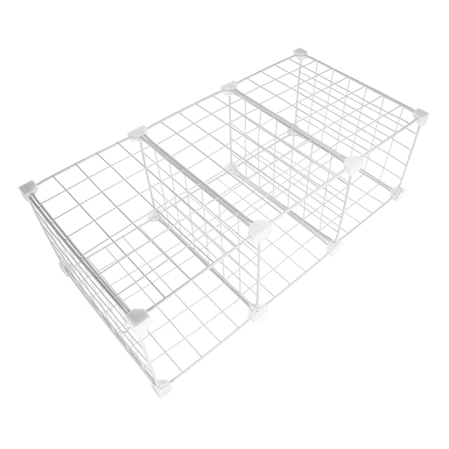 LITINKIMI White Iron Wire Freezer Dividers for Chest Freezer with Adjustable Multilayer Storage Organizer