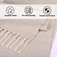 thumbnail image 3 of BAMAIA Farmhouse Style 13 x 90 Inches Jute Rustic Woven Table Runner with Tassel for Village Dining Room Decor, 3 of 6