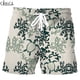 thumbnail image 2 of HX pantalones cortos bohemios para hombre, ropa deportiva con estampado de algas marinas, tortuga Polinesia, con bolsillos elásticos, para playa Fivean unisex, 2 of 2