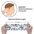 thumbnail image 7 of Wukai Retro Butterfly Sports sweatband,Men & Women Sweatband Headband for Running, Cross Training, Racquetball, Working Out, 7 of 7