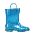 thumbnail image 2 of Western Chief Toddler and Little Kids Girls’ Glitter Rain Boots, 2 of 5