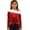 Red a2, variant on UQJfacai Girls Off The Shoulder Velvet Tops Kids Faux Fur Trim Long Sleeve Shirts Fall Winter Party Holiday Blouse Tee 4-14 Years
