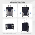 thumbnail image 4 of Anime Cartoon Mickey Mouse (7) Travel Suitcase Protector Elastic Washable Protective Baggage Covers With Concealed Zipper For 25-28 Inch Suitcase - L, 4 of 6