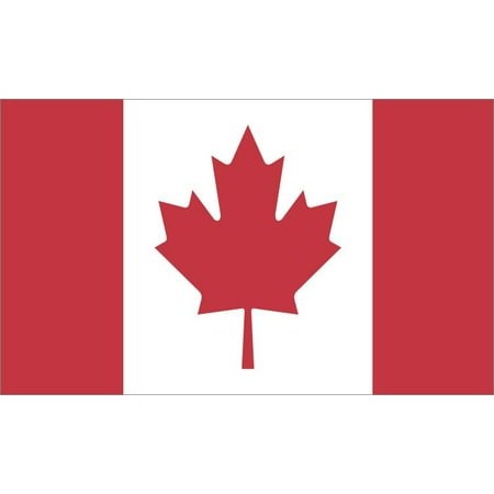 5in x 3in Canada Flag Sticker