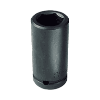 Torqueplus Deep Impact Sockets , 3/4 in Drive, 1 7/16 in Opening, 6 Points