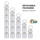 thumbnail image 4 of Estuches PortáTiles para PíLdoras, AleacióN De Aluminio, Mini Dispensador De Pastillas A Prueba De Agua, Contenedor Peque?O para PíLdoras De Bolsillo, Llavero para PíLdoras, Porta PíLdoras(6 Casos) Ecomeon no, 4 of 5
