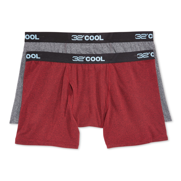 Pack de 2 bóxers resistentes a la intemperie para hombre, multicolor, pequeño Weatherproof boxeadores