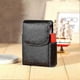 thumbnail image 2 of Cigarette case leather with lighter holder, cigarettes box cigarette box (black), 2 of 4