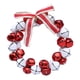 thumbnail image 4 of Guirnalda de campanas navideñas artificiales de 4 pulgadas para decoración navideña de puerta de entrada Rojo y blanco, 4 of 9