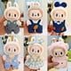 thumbnail image 2 of 17cm Labubu Doll Clothes Heartbeat Macaron Baby Pendant Clothes T-Shirt Button Up Suspender Pants Clothes Replacement Trend Gift, 2 of 5