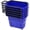 Blue, Black, variant on 35L 6 count Shopping Carts, Shopping Baskets with Handles & Wheels, Portable Plastic Rolling Shopping Basket Set for Supermarkets and Retail Stores (Black)