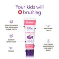 thumbnail image 4 of Pasta De Dientes Himalaya Botanique Para Niños Con Sabor A Chicle De Xilitol, Pasta De Dientes Suave Sin Fluoruro, Vegana, Sin Gluten, Sin Sls, Sin Sabores Ni Colores Artificiales, 4 Oz, 4 of 5