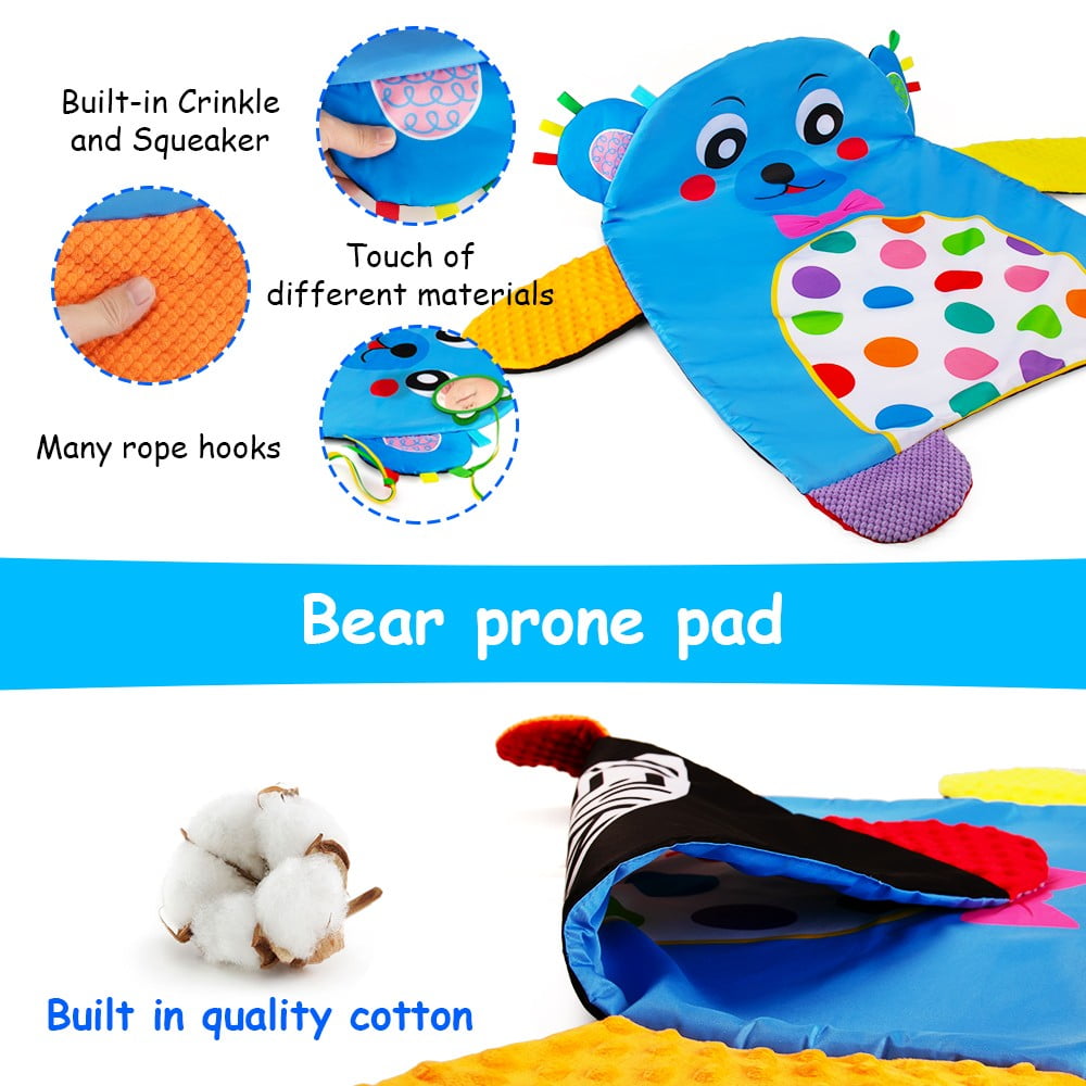 Tummy Time Pillow Tummy Time Toys TummyTime Mirror Tummy Time Mat high contrast baby toys black and white baby toys baby toys 0-6 months infant toy car seat toys crinkle toys for baby
