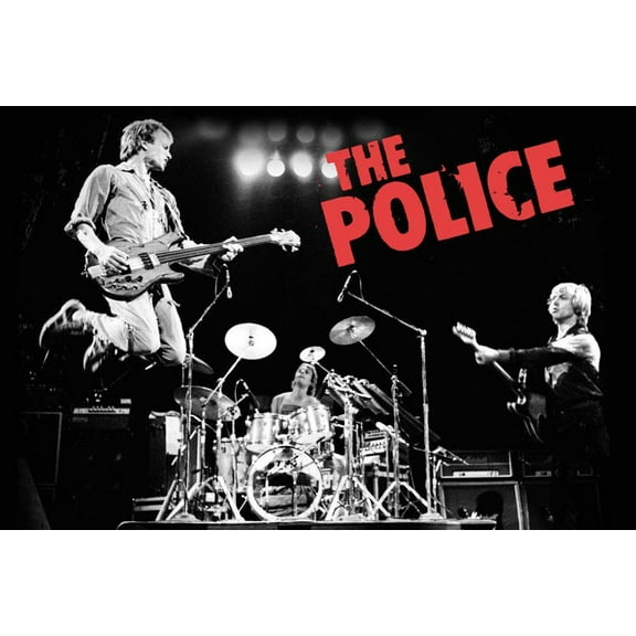 The Police Live Laminated Band Poster - 36.5" x 24.5"