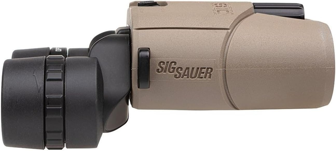 Sig Sauer SOZ6WP16 Zulu 6 HDX Tan 16x42mm Magnification Electronic Binoculars