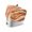 Orange, variant on Fsddascl Black Waves Small Toaster Cover 2 Slice, Kitchen Appliance Covers, Ombre Sea Ripples Shabby Beach Toaster Oven Cover with Loop, Bread Machine Cover Polyester Dust Cover Protection