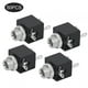 thumbnail image 1 of 50 Terminales Adaptadores de Enchufe de Audio Bling Bling Clavija DIP de 3,5 mm con Tuerca, 1 of 11