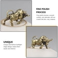 thumbnail image 2 of 2 piezas colgante de año nuevo decorativo retro taurino colgante llavero decoración dorado, 2 of 6
