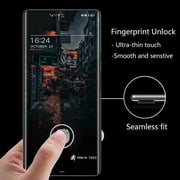 For Google Pixel 6 Pro Premium Tempered Glass Screen Protector Designed to allow full functionality 3D Curved Edge Glass Full coverage [Clear Black]