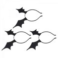 thumbnail image 3 of 3pcs Halloween Bat Wings Headbands Black Felt Party Hairbands for Costume & Cosplay Accessories, 3 of 3