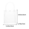 thumbnail image 3 of Clear Pvc Snap Closure Tote Bag | Waterproof Plastic Gift & Shopping Bag | 25X18X8Cm Storage Pouch | 1-Pack, 3 of 6