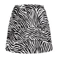 thumbnail image 5 of Garronmavis Women's Golf Skirt with Pockets Casual Tennis Pickleball Skirts Inner Shorts Lightweight Mini Active Skort Womens Animal Print Skort, Zebra Prints, Size XS, 5 of 7