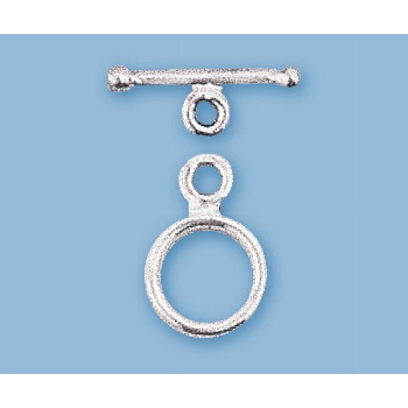 Sterling Silver Toggle Clasp Small 9mm - Pack of 1