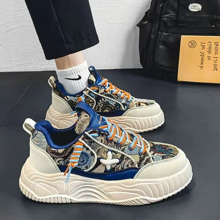 

Korean Fashion Men Shoes Original Brand Breathable thick soled Canvas Shoes For Man Campus Trend Casual Sneakers Summer tenis